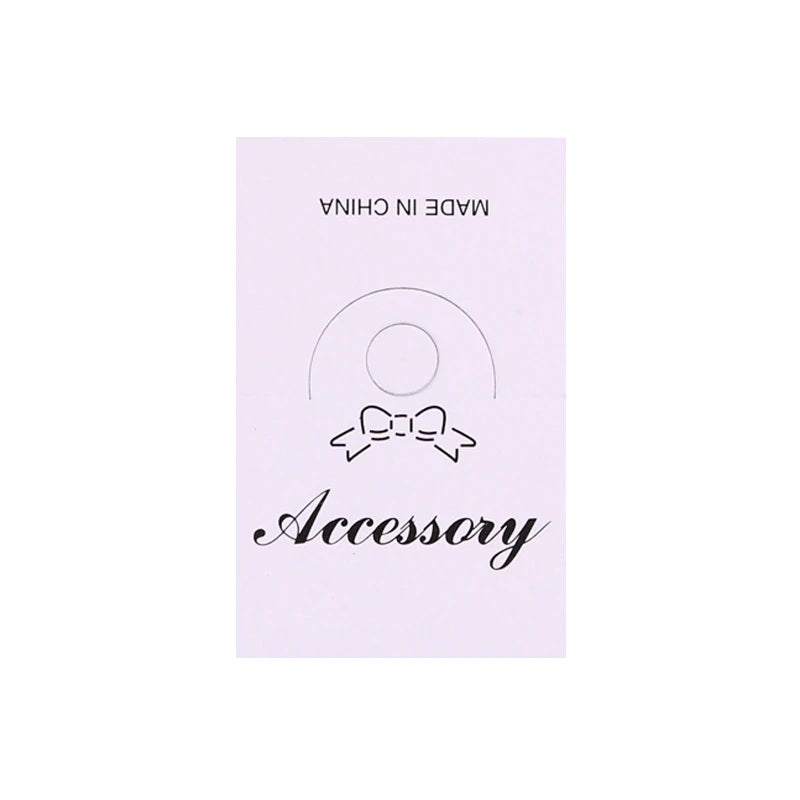 Collapsible Bow Hair Band Card 3.7*5.8cm Customize Logo