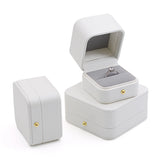 Leather Jewelry Box for Rings, Necklaces, Bracelets - Proposal & Anniversary
