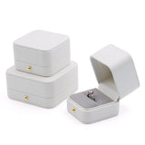 Leather Jewelry Box for Rings, Necklaces, Bracelets - Proposal & Anniversary