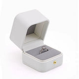Leather Jewelry Box for Rings, Necklaces, Bracelets - Proposal & Anniversary