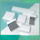 Leather-filled Paper Jewelry Packaging Set