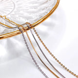K Plated Chain Eardrop Tassel Earring Jewelry Finding