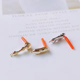 4pcs DIY Jewelry Component Eardrop Pendant Charms Stud Earrings Accessories