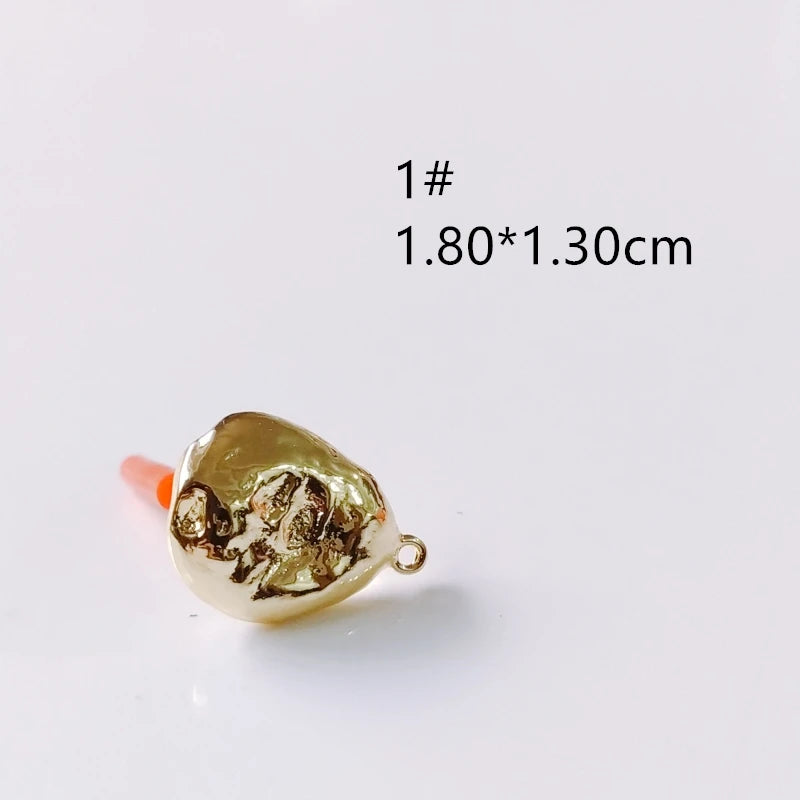 4pcs DIY Jewelry Component Eardrop Pendant Charms Stud Earrings Accessories