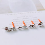 4pcs DIY Jewelry Component Eardrop Pendant Charms Stud Earrings Accessories