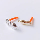 4pcs DIY Jewelry Component Eardrop Pendant Charms Stud Earrings Accessories