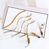 Wave Wire Eardrop Charms DIY Jewelry Component 6pcs