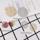 Metal Hollow Piece Pendant Earring Necklace Charms DIY Making