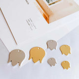 Metal Piece Pendant Earring Necklace Charms DIY Making Set