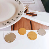 Metal Piece Pendant Earring Necklace Charms DIY Making Material Jewelry Finding