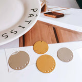 Metal Piece Pendant Earring Necklace Charms DIY Making Material Jewelry Finding