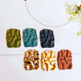 Wave Metal Pendant Earring Necklace Charms for DIY Jewelry Making