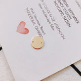 Metal Round Eardrop Charms for Jewelry Making 8pcs