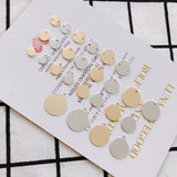 Metal Round Eardrop Charms for Jewelry Making 8pcs