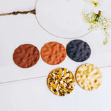 Metal Wave Pendant Earrings Charms 4pcs