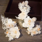 Bride Crystal Hair Comb Wedding Tiara Headpiece