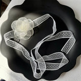 Rose Flower Lace Neckband Collar Choker