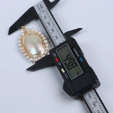 Freshwater Pearl Pendant Necklace Women Jewelry Making