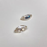 Marquise Moissanite D VVS1 Stone with Report Laser Code