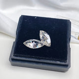 Marquise Moissanite D VVS1 Stone with Report Laser Code