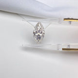 Marquise Moissanite D VVS1 Stone with Report Laser Code