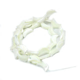 Moon Shape Shell Beads Natural Mother of Pearl Beads for Jewelry Making