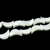 Moon Shape Shell Beads Natural Mother of Pearl Beads for Jewelry Making