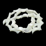 Moon Shape Shell Beads Natural Mother of Pearl Beads for Jewelry Making