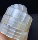 Moonstone Beads Bracelet Gemstone Jewelry Bangle For Woman Gift