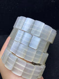 Moonstone Beads Bracelet Gemstone Jewelry Bangle For Woman Gift