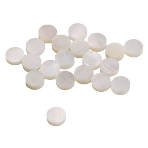 Mother of Pearl Shell Dot Fret Inlay Maker 6mm (Pack of 20)