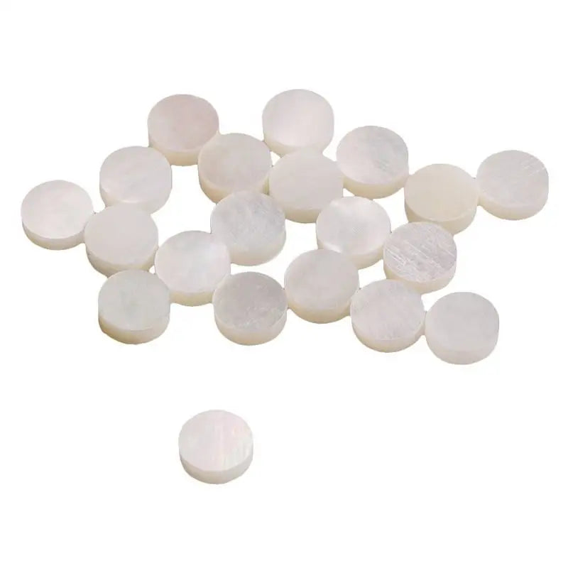Mother of Pearl Shell Dot Fret Inlay Maker 6mm (Pack of 20)