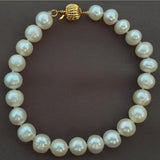 Akoya Pearl Strand Bracelet for Women Wedding Bridesmaid