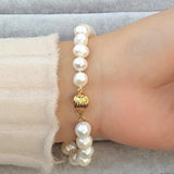 Akoya Pearl Strand Bracelet for Women Wedding Bridesmaid