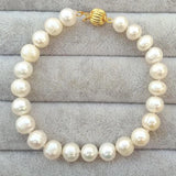 Akoya Pearl Strand Bracelet for Women Wedding Bridesmaid