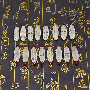 Natural Crystal 10mm*30mm Tibetan Dzi Beads for Bracelet&Necklace Making