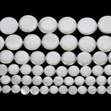Round Shell Beads for Jewelry Making DIY Mother of Pearl Beads