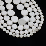 Round Shell Beads for Jewelry Making DIY Mother of Pearl Beads