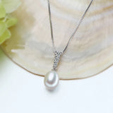 Sterling Silver Freshwater Pearl Pendant Necklace for Women