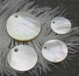 Natural Sea Shell Round Beads For DIY Jewelry Making 10/11.5/13/15/18/20MM