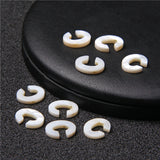 Shell Letters Beads Mother Of Pearl Seashell Loose Beads for Jewelry