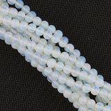 Opal Opalite Glossy Faceted Round Ball Beads 4mm 6mm 8mm 10mm