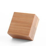 PU Bamboo Mini Square Jewelry Ring Display Holder Stand