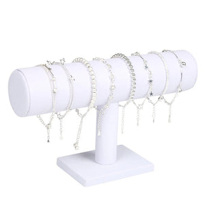 PU Bracelet Display Chain Watch T-Bar Rack Organize Stand