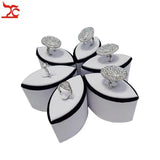 PU Curve Jewelry Display Tower Ring Bracelet Organizer