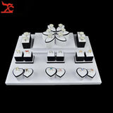 PU Curve Jewelry Display Tower Ring Bracelet Organizer