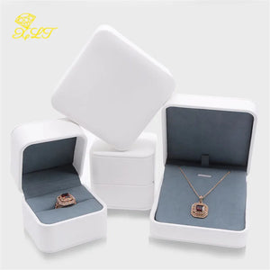 PU Leatherette Jewelry Box Creative Ring Box Pendant Box Jewelry Packaging