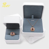 PU Leatherette Jewelry Box Creative Ring Box Pendant Box Jewelry Packaging