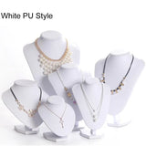 Gray Velvet Jewelry Display Necklace Stand