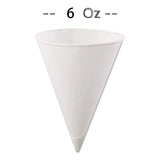 Paper Cone Cups, Snow Cone Cups, Leakproof Cone Paper Cups, 200Pcs